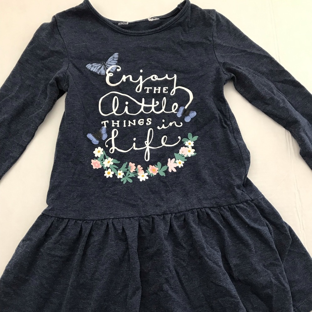 H and M toddler girl long sleeve shirt dress